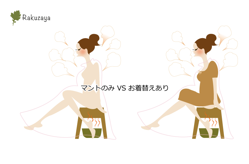 マントのみ VS お着替えあり